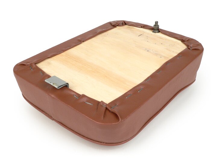 Rear cushion -OEM QUALITY- Vespa VNB6T, Super, GT125 (VNL2T), GTR125 (VNL2T), TS125 (VNL3T), Sprint150 (VLB1T), Sprint Veloce, Rally180 (VSD1T), Rally200 (VSE1T), PX - brown