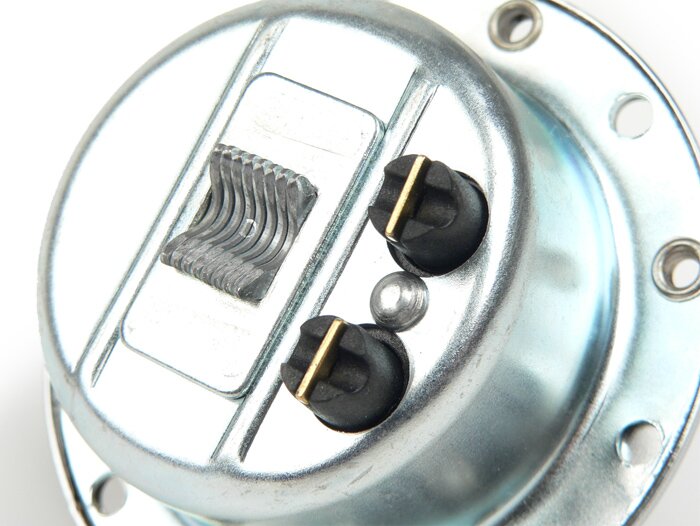 Claxon (zoemer) -GPM 6V AC- Lambretta LD 125 (1957), LD 150 (1957) - chroom