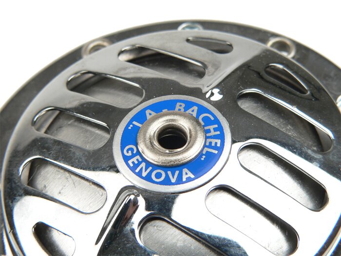 Claxon (zoemer) -GPM 6V AC- Lambretta LD 125 (1957), LD 150 (1957) - chroom