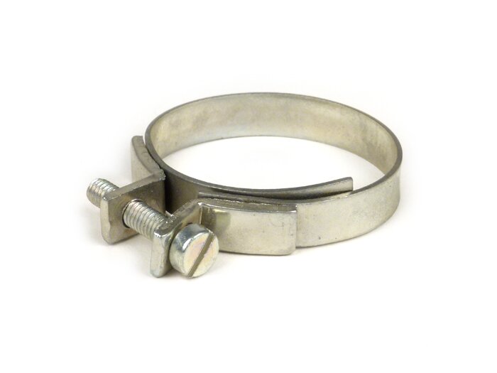 Collier de serrage pour soufflet de carburateur cadre -LAMBRETTA- J50, J100, J125 - finition ronde