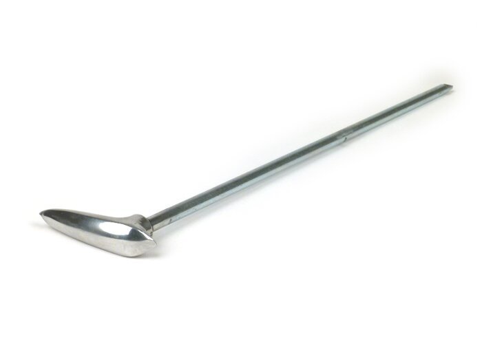 Benzinekraanhendel -LAMBRETTA- J50, DL 50, J100, J125 - gepolijst aluminium