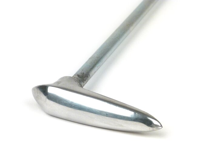 Benzinekraanhendel -LAMBRETTA- J50, DL 50, J100, J125 - gepolijst aluminium