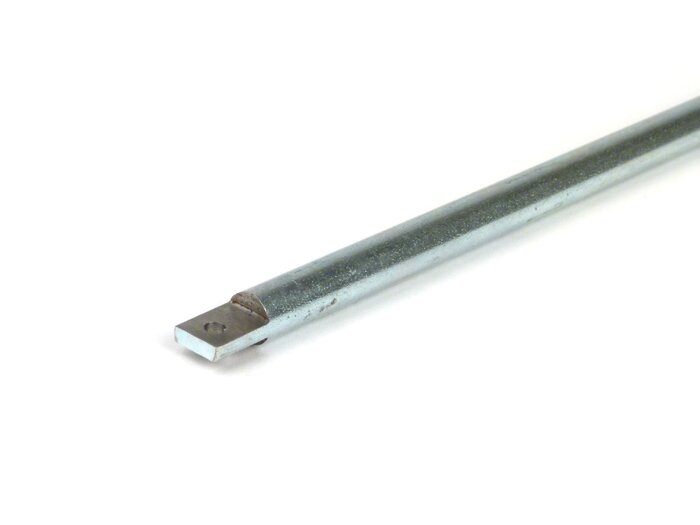 Benzinekraanhendel -LAMBRETTA- J50, DL 50, J100, J125 - gepolijst aluminium