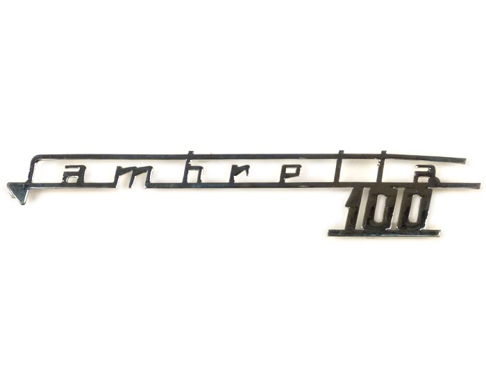 Scritta sulla piastra della gamba -LAMBRETTA- Lambretta 100 - J100
