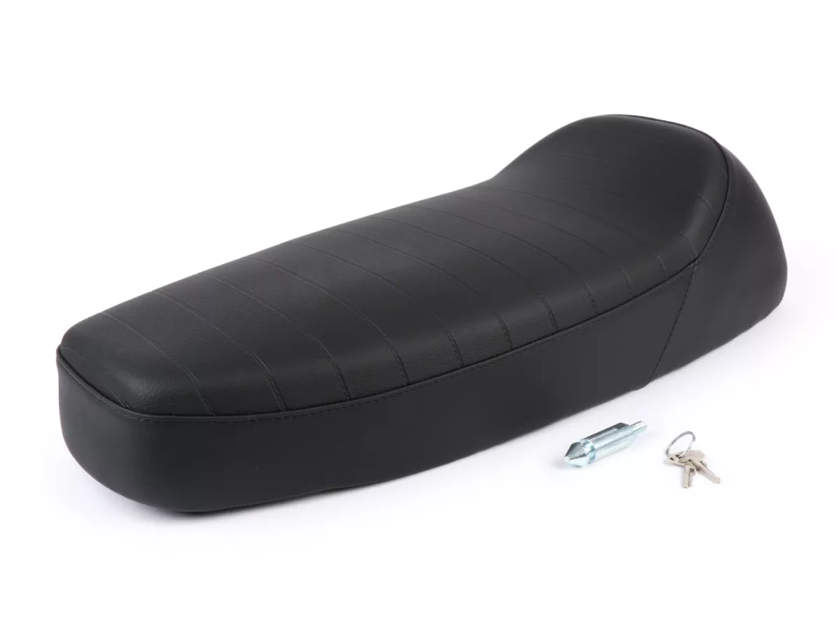 Selle -ANCELLOTTI Classic- Vespa PX - noir