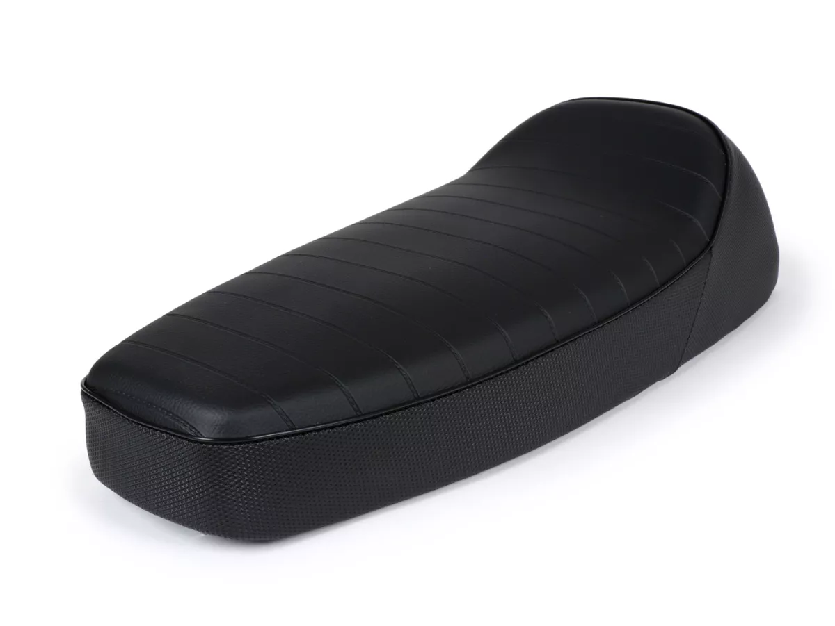 Kursi -ANCELLOTTI Classic- Vespa PX - Hitam, pipa hitam