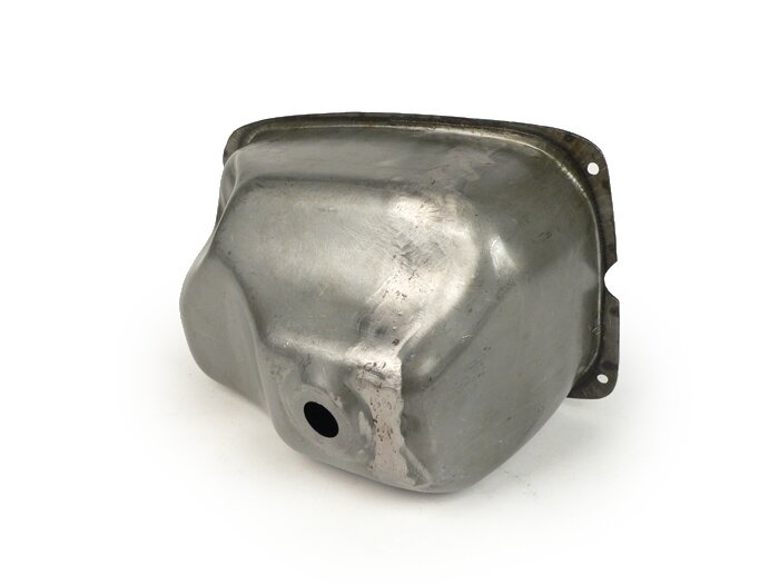 Tank -PREMIUM, oiled sheet metal- Vespa V50 1° series (short version), V50 (V5A1T up to no. 70239), V50 S (V5SA1T up to no. 11764), V90 (V9A1T up to no.19974)