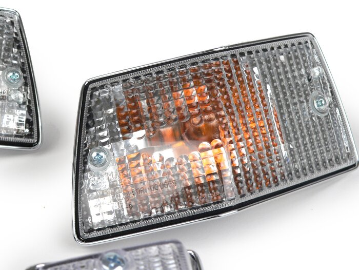 Indicator set -PIAGGIO- Vespa PX80, PX125, PX150, PX200, T5 125cc - colourless