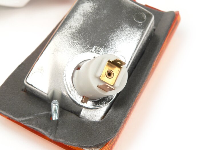 Blinkerssats -BOSATTA 2-delad- Vespa PK50 XL, PK125 XL bak - orange