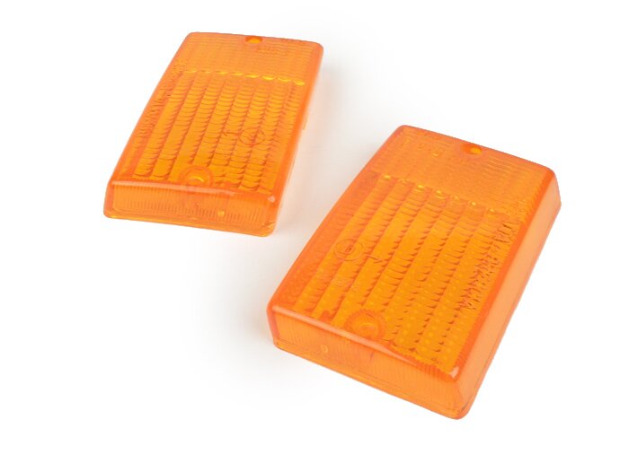 Lenti indicatori di direzione -BOSATTA set di 2 - Vespa PK50 S, PK80 S, PK125 S posteriore - arancione