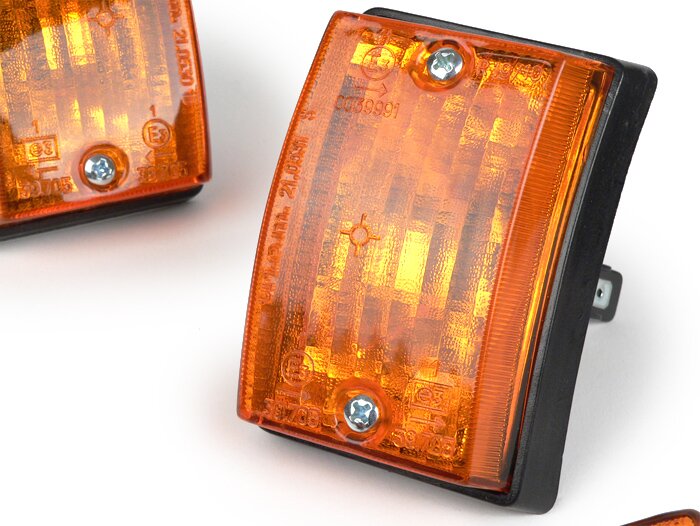 Indicator set -SIEM set of 4- Vespa PK50 S, PK80 S, PK125 S - amber