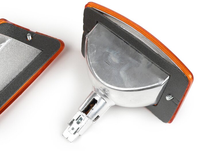 Jeu clignotants -SIEM 4 unités- Vespa PK50 XL, PK125 XL - orange