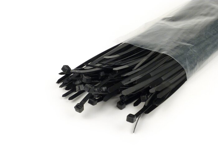Pengikat kabel -ETT 100 buah - hitam - 4.8mm x 300mm