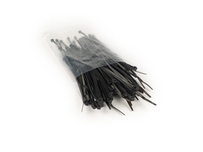 Jeu colliers rizlan -ETT 100 unités - noir - 3,6x140mm