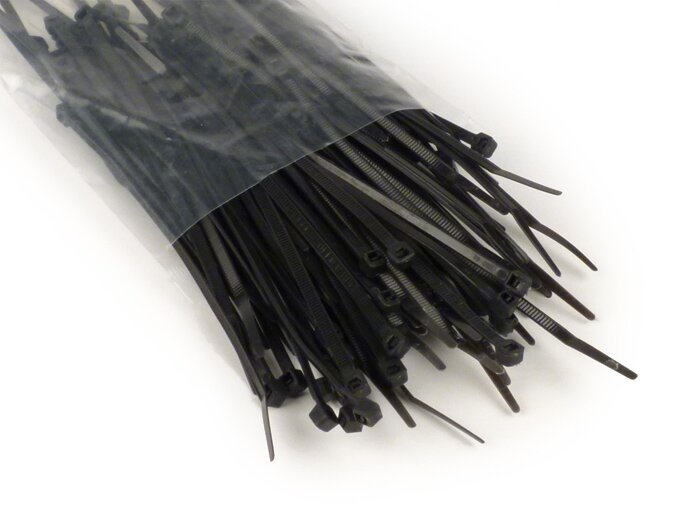 Jeu colliers rizlan -ETT 100 unités - noir - 3,6x140mm