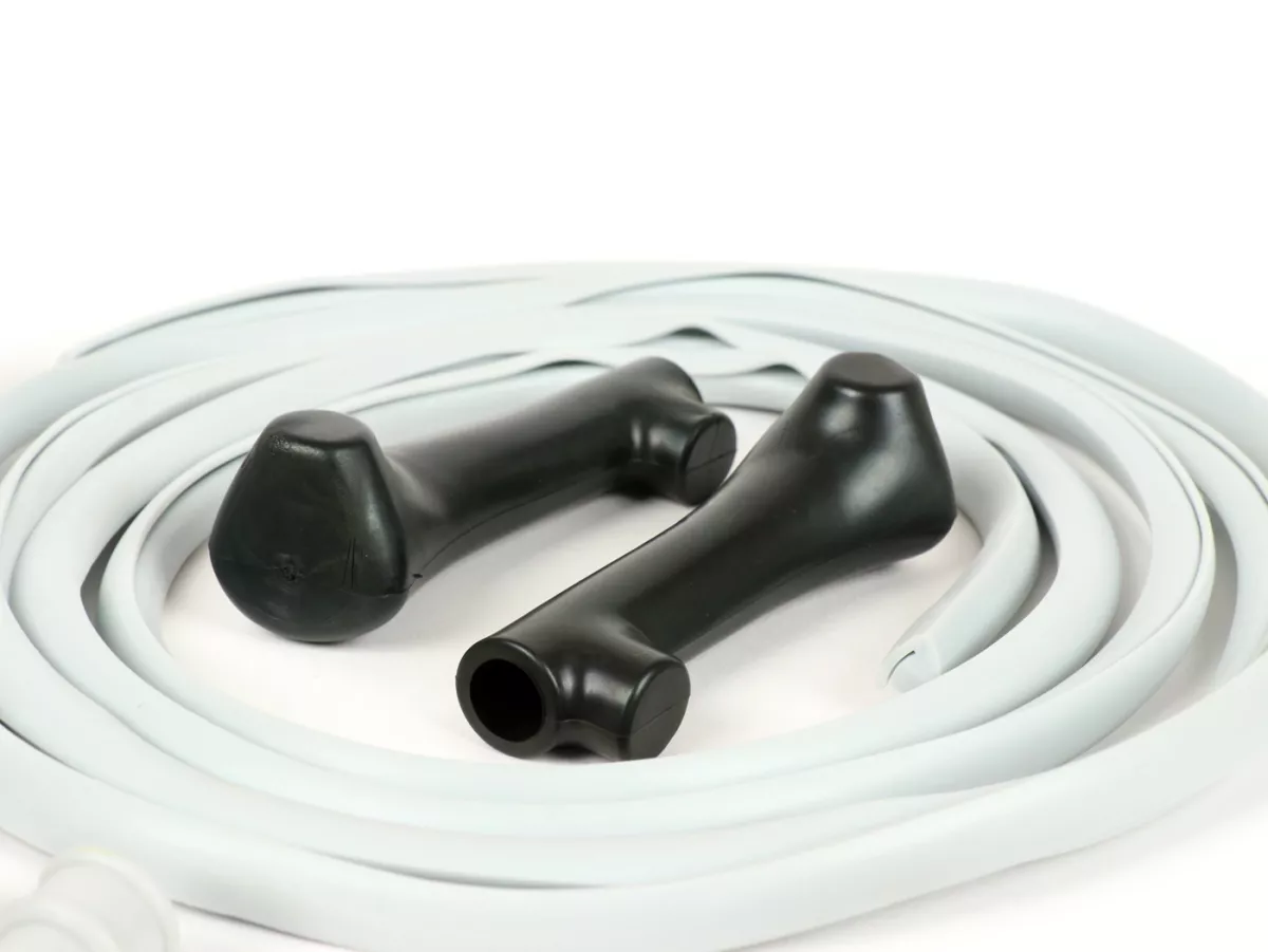 Rubber kit -RICAMBIO RAPIDO- Vespa Wideframe VM2T, VN1T-VN2T (Faro basso/rod models) - grey/black