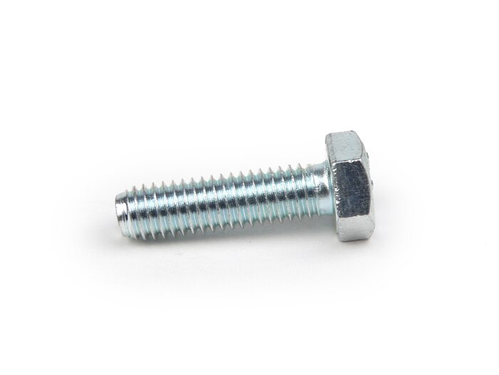 Screw -DIN 931- M6 x 25mm (8.8 tensile strength) - (used for clutch cover Vespa PX, Cosa, T5 125ccm, Rally, Sprint, TS, GT, GTR, GL, SS 180, GS 160, VBA, VBB, VNA, VNB)