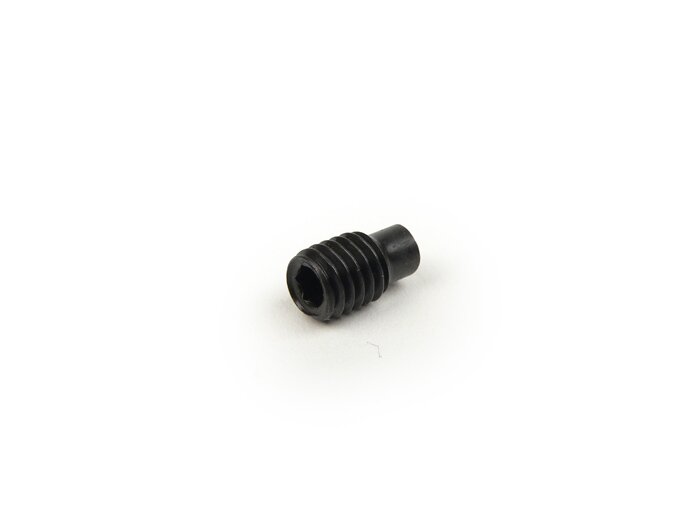 Tornillo prisionero hexagonal -DIN 915 M5 x 8mm- (utilizado para cerradura de encendido Piaggio Storm, Hexagon, NRG, NRG MC2, NRG MC3, TPH, TPH X, TPH XR, Zip RST, Zip SP, Vespa PK HP, PK S, PK XL, PX, T5 125cc)