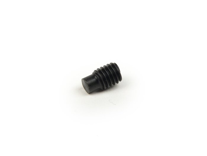 Tornillo prisionero hexagonal -DIN 915 M5 x 8mm- (utilizado para cerradura de encendido Piaggio Storm, Hexagon, NRG, NRG MC2, NRG MC3, TPH, TPH X, TPH XR, Zip RST, Zip SP, Vespa PK HP, PK S, PK XL, PX, T5 125cc)