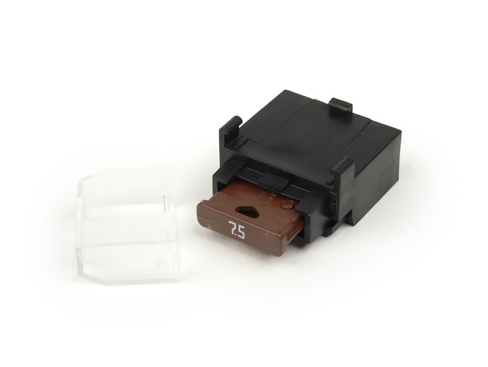 Fusible -PIAGGIO- avec support (besoin 7674850 nécessaire pour le support) - 7,5A