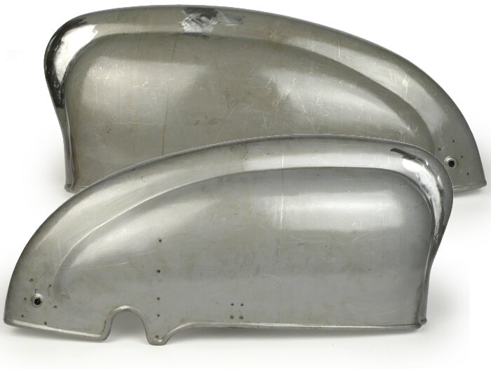 Side panel set -PREMIUM- Lambretta LI 150 (Series 1 till 06.1958) - version with ventilation slot