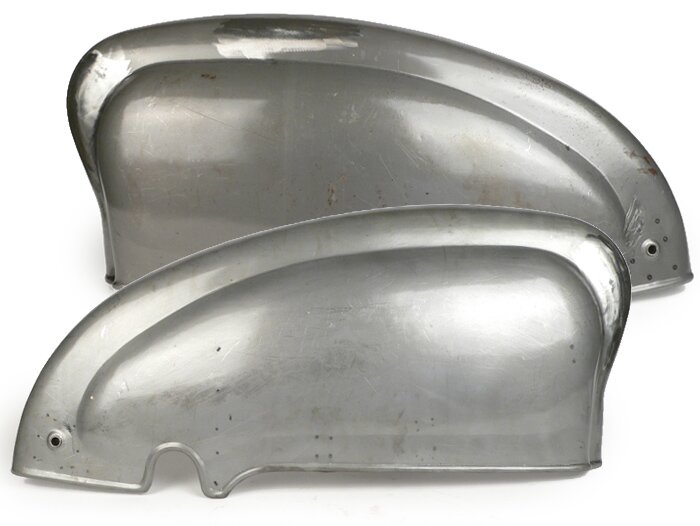 Sidokåpssats -PREMIUM- Lambretta LI 125 (Serie 1), LI 150 (Serie 1 från 07.1958), LI 125 (Serie 2), LI 150 (Serie 2), TV (Serie 2) - Version utan ventilationsöppningar
