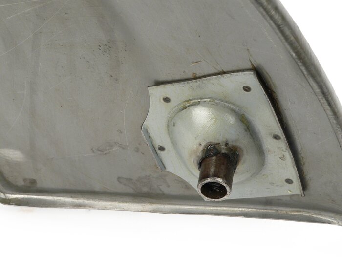 Sidokåpssats -PREMIUM- Lambretta LI 125 (Serie 1), LI 150 (Serie 1 från 07.1958), LI 125 (Serie 2), LI 150 (Serie 2), TV (Serie 2) - Version utan ventilationsöppningar