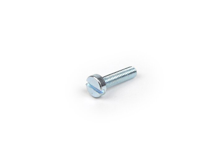 Schroef -DIN 84- M3 x 12mm (gebruikt voor montage lichtschakelaar/richtingaanwijzerschakelaar Rally180 (VSD1T), Rally200 (VSE1T), Sprint, PV, ET3, V50)