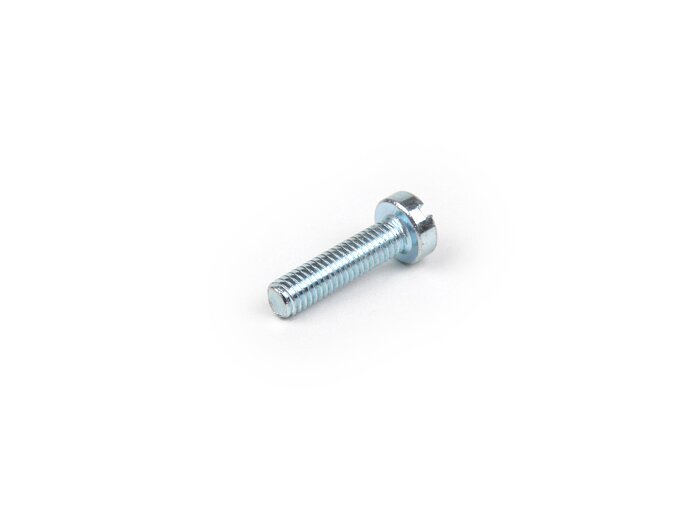 Schroef -DIN 84- M3 x 12mm (gebruikt voor montage lichtschakelaar/richtingaanwijzerschakelaar Rally180 (VSD1T), Rally200 (VSE1T), Sprint, PV, ET3, V50)