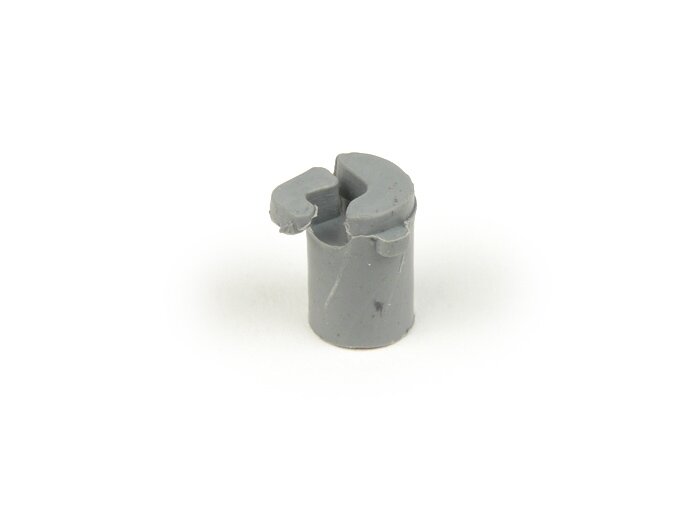 Kunststof fitting (midden fitting) voor snelheidsmeter -OEM KWALITEIT- Vespa 50SS, 90SS, PV125, ET3, GTR125, TS125, Sprint150 Veloce, Rally180, Rally200 - zonder kabel