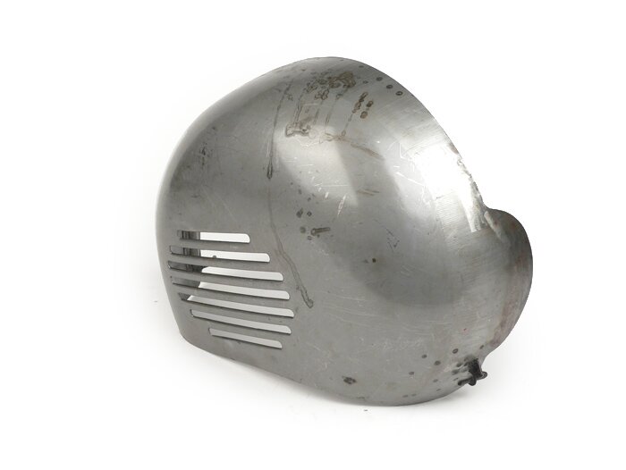 Zijklep set -PREMIUM KWALITEIT- Vespa GS150 (VS4-5) / GS3 - 7 sleuven, met zijvak klep voor slot, ongelakt, geolied metaal