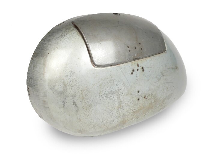 Zijklep set -PREMIUM KWALITEIT- Vespa GS150 (VS4-5) / GS3 - 7 sleuven, met zijvak klep voor slot, ongelakt, geolied metaal