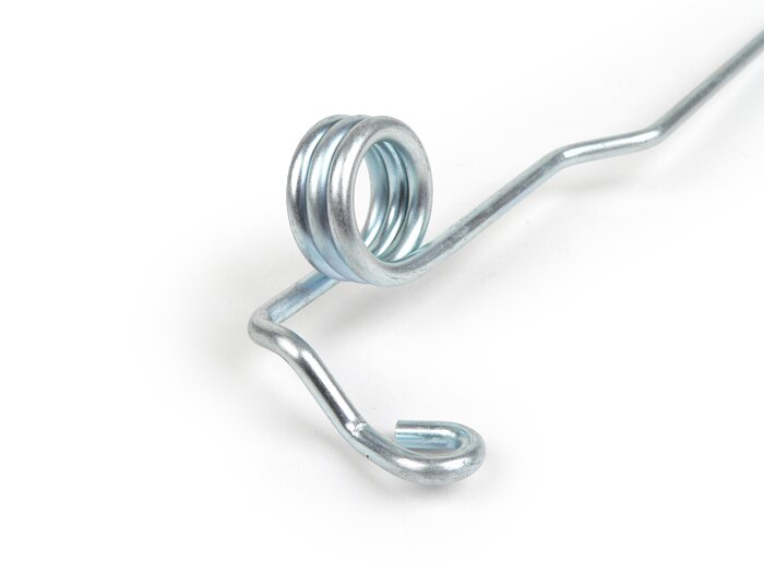 Choke mechanism at frame -OEM QUALITY- Vespa VM1T, VM2T (symetrical handle) - galvanised