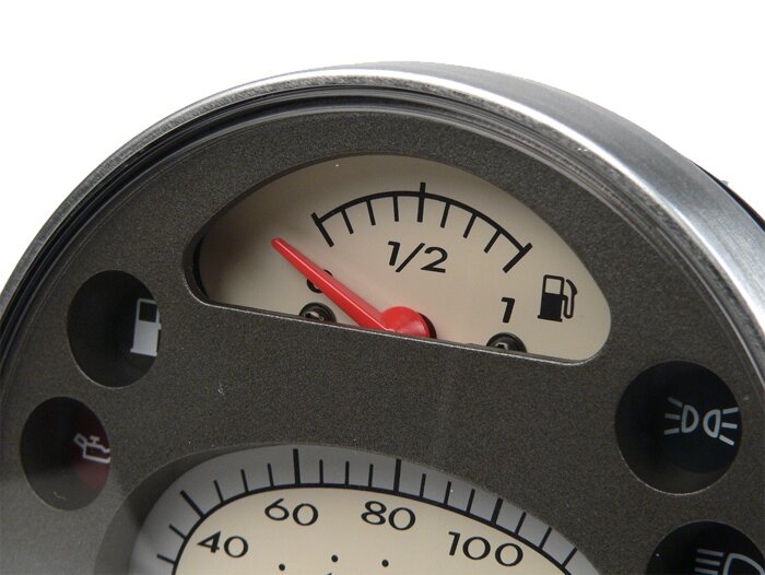 Velocímetro -PIAGGIO- Vespa Ø=105mm - GT 250 i.e. 60 (ZAPM451), GTV 125 (ZAPM313), GTV 250 i.e. (ZAPM451), (también adecuado para Vespa Ø=105mm - PX Lusso, PK XL1) - 160km/h (100mph)