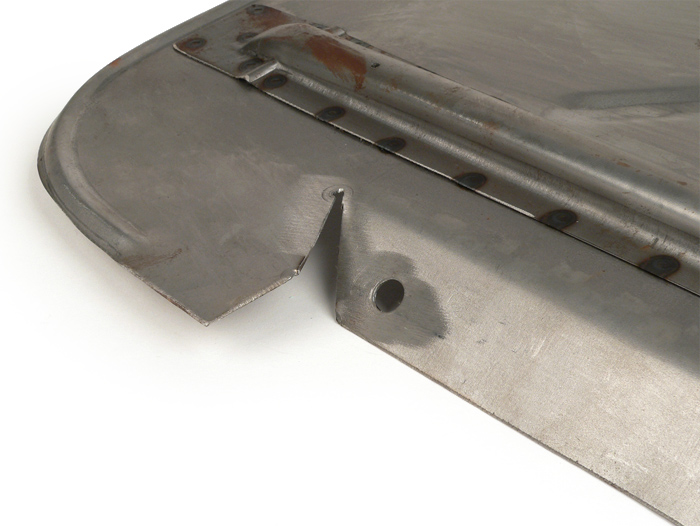 Lang reparatie vloerpaneel -OEM KWALITEIT, Premium- Vespa Super, GT125 (VNL2T), GTR125 (VNL2T), GL150 (VLA1T), Sprint150 (VLB1T), TS125 (VNL3T), SS180 (VSC1T), Rally180 (VSD1T), Rally200 (VSE1T) - 2 dwarsbalken