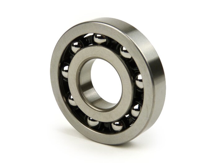 Ball bearing -PINASCO 613912 TN9- (25x62x12mm) 9 balls - (used for crankshaft, drive side Vespa PX, T5 125cc, Rally180 (VSD1T), Rally200 (VSE1T), Sprint, GS150 / GS3... - crankshaft, flywheel side Sprint, GS150 / GS3, VNA, VNB, VBA, VBB...)