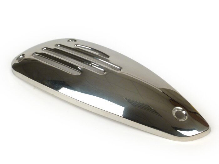 Avgaslock -PIAGGIO, rostfritt stål- Vespa LX 125 (ZAPM44100, ZAPM44300, ZAPM68100, ZAPM68300, ZAPM68303), Vespa LX 150 (ZAPM44200, ZAPM44400, ZAPM68400), Vespa LX 50 (ZAPC38101, ZAPC38104, ZAPC38300, ZAPC38400, ZAPC38700, ZAPC38900), Vespa LXV 125 (ZAPM44