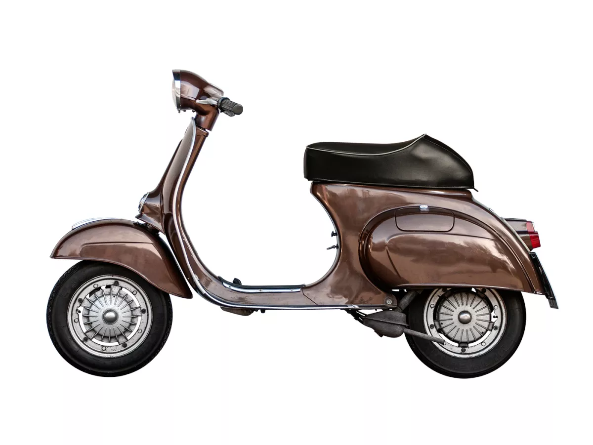 Bangku kursi -KUALITAS OEM, mono Vespa V50, PV125, ET3 - dengan huruf Piaggio