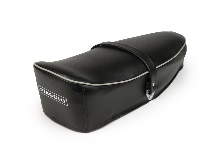 Banqueta - CALIDAD OEM - Vespa V50, 90 Racer (V9SS2T), PV125 - sin cerradura, con inscripción Piaggio