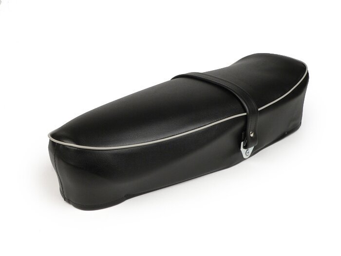 Banqueta - CALIDAD OEM - Vespa V50, 90 Racer (V9SS2T), PV125 - sin cerradura, con inscripción Piaggio