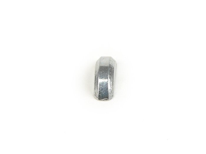 Halve maan sleutel (Woodruff sleutel) -PIAGGIO DIN 6888- 3x3mm (gebruikt voor primaire Vespa V50, V90, SS50, SS90, PV125, ET3, PK S, PK XL), (gebruikt voor krukas dynamo zijde Lambretta D 125-150 (1956-1957), LD 125-150 (1956-1957))