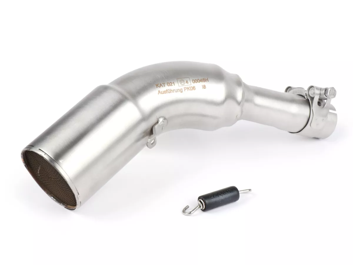 Coude échappement -REMUS Dual Flow avec convertisseur catalytique Euro 4 (MA3C) - Vespa GTS 300 ie Super (2017-), GTV300ie SeiGiorni (2017-)