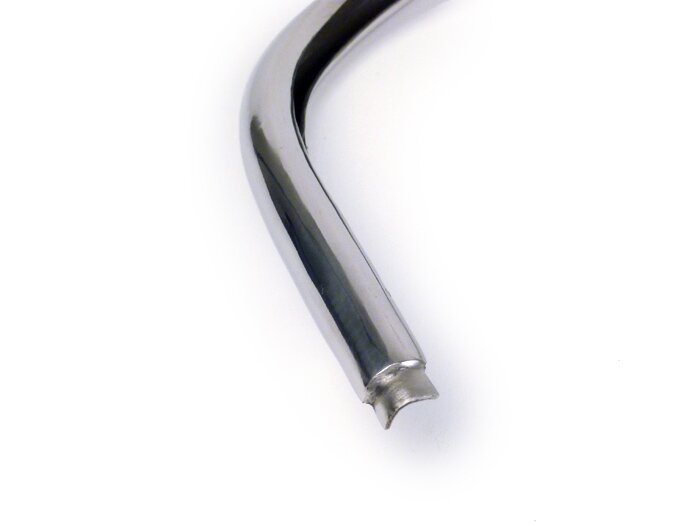 Legshield trim mono -VESPA- Vespa V50, PV125, ET3 - stainless steel