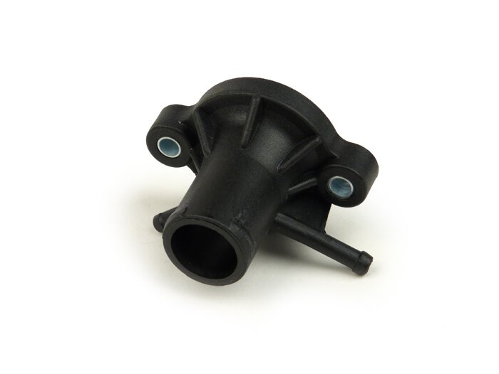 Pieza de conexión del tubo flexible del radiador culata -PIAGGIO- Vespa GT L 125 (ZAPM31100, ZAPM31101), Vespa GT L 200 (ZAPM31200), Vespa GTV 125 (ZAPM31301), Piaggio Beverly 125 (ZAPM2810000001001, ZAPM28400), Piaggio Beverly 200 (ZAPM28200), Piaggio Be
