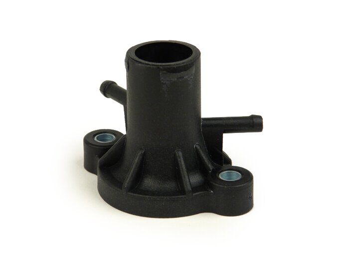 Pieza de conexión del tubo flexible del radiador culata -PIAGGIO- Vespa GT L 125 (ZAPM31100, ZAPM31101), Vespa GT L 200 (ZAPM31200), Vespa GTV 125 (ZAPM31301), Piaggio Beverly 125 (ZAPM2810000001001, ZAPM28400), Piaggio Beverly 200 (ZAPM28200), Piaggio Be