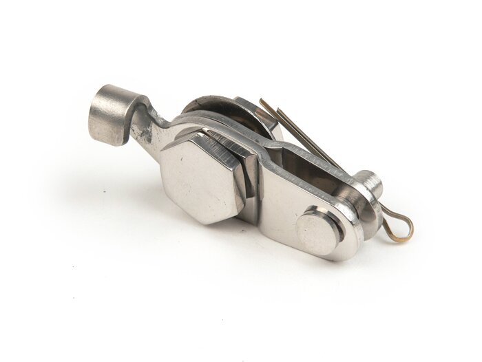 Rear brake cable clamp set -IMPORT- Vespa V50, V90, 50N, PV125, ET3, SS50, SS90, PK S, PK XL1, PK XL2, ETS, PX, VNA, VNB, VBA, VBB, Super, GL150 (VLA1T), GT125 (VNL2T), GTR125 (VNL2T), TS125 (VNL3T), Sprint150 (VLB1T), Vespa Rally180 (VSD1T)