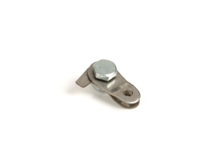 Front brake clamp set -IMPORT- Vespa all models (-1981), PX (-1984) - stainless steel