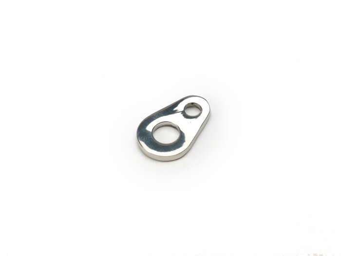 Cover plate for speedometer cable -IMPORT- Vespa PX, T5 125cc - stainless steel
