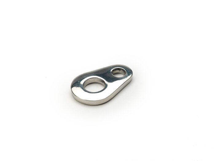 Cover plate for speedometer cable -IMPORT- Vespa PX, T5 125cc - stainless steel
