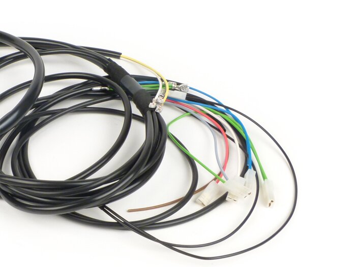 Juego de cables - CALIDAD OEM - Vespa V50 Special (V5B3T) - Modelos con sistema de intermitentes de 4 vías